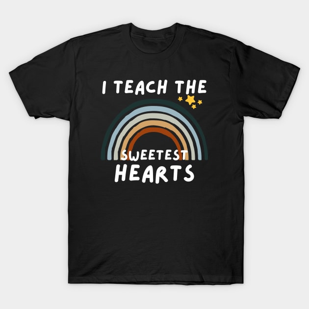 I Teach The Sweetest Hearts T-Shirt by HobbyAndArt